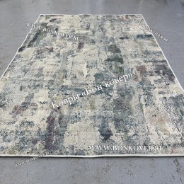 Бельгийский ковер из артшелка дизайн 107 Разноцветный