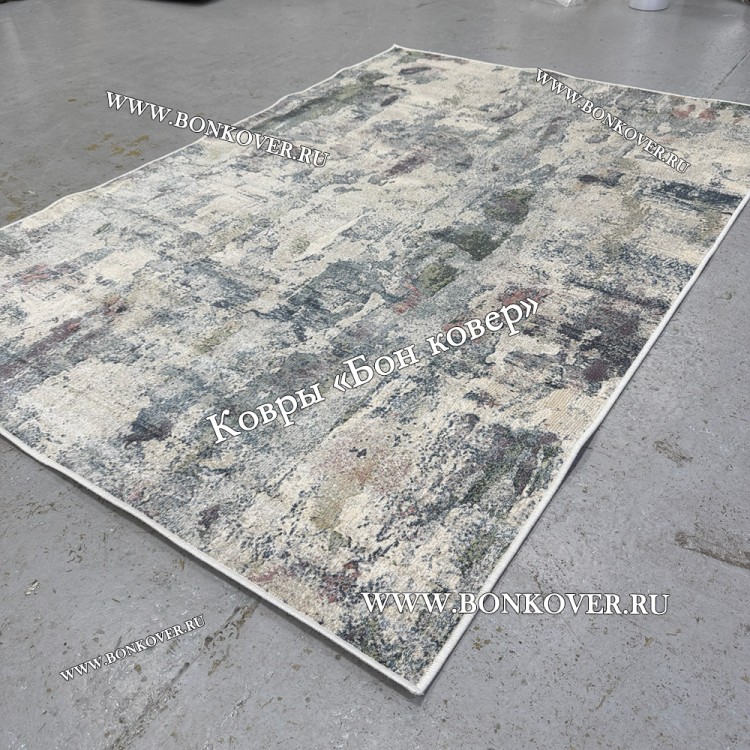 Бельгийский ковер из артшелка дизайн 107 Разноцветный