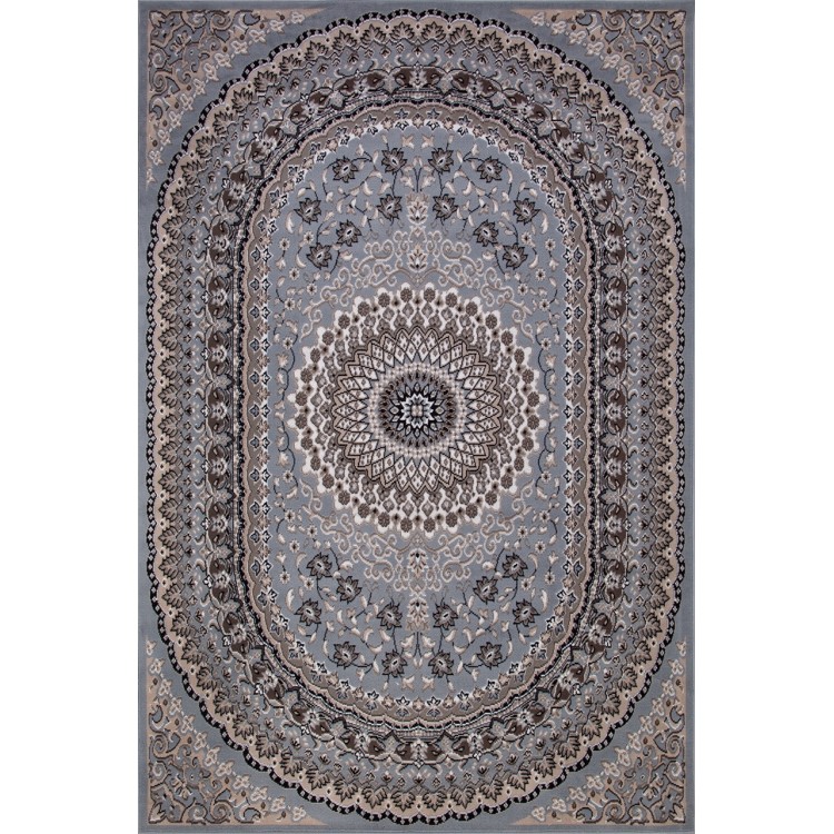 Ковер Sierra D504 BLUE-BROWN 2